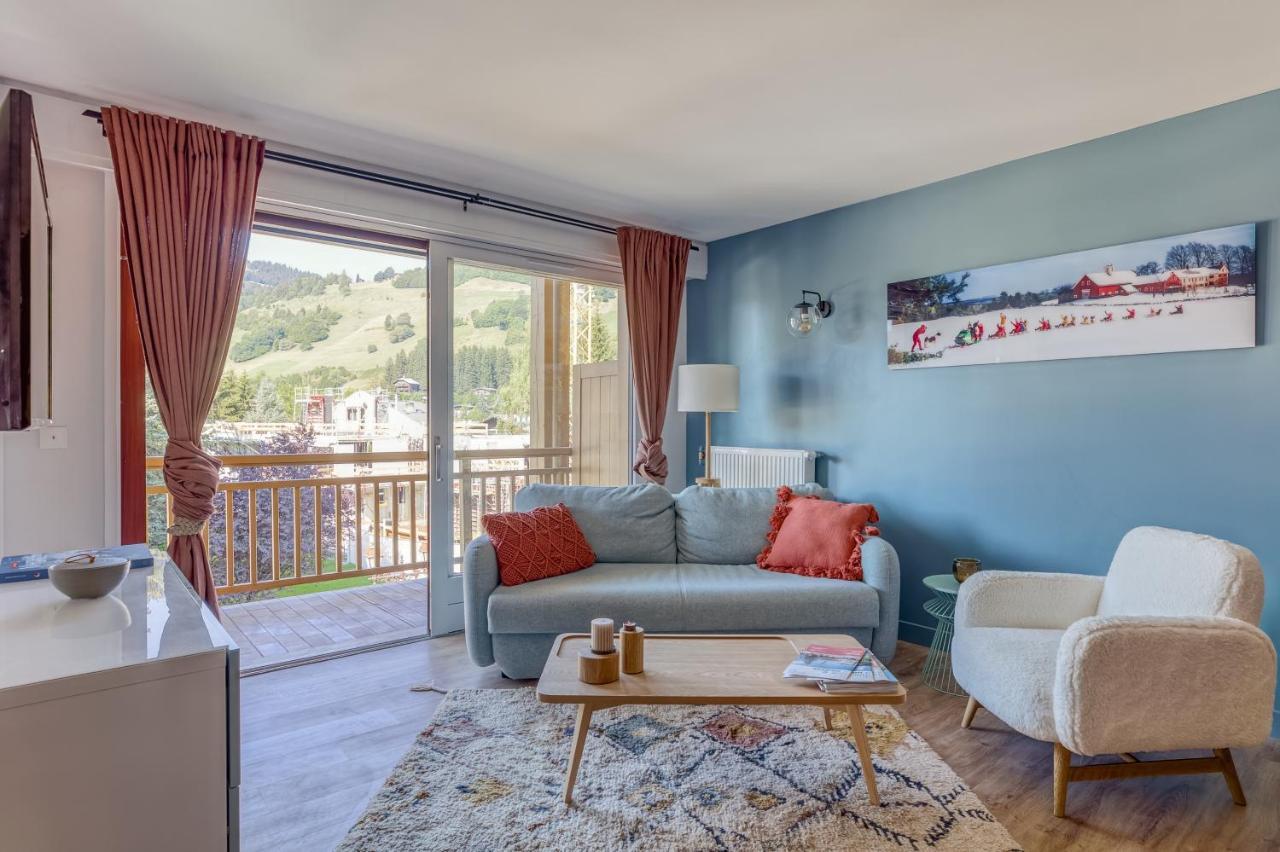 Rare ! Appartement Renove Dans Le Village Pieton De Megeve Bagian luar foto