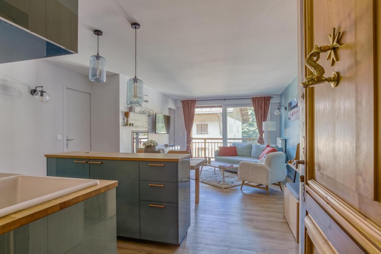 Rare ! Appartement Renove Dans Le Village Pieton De Megeve Bagian luar foto