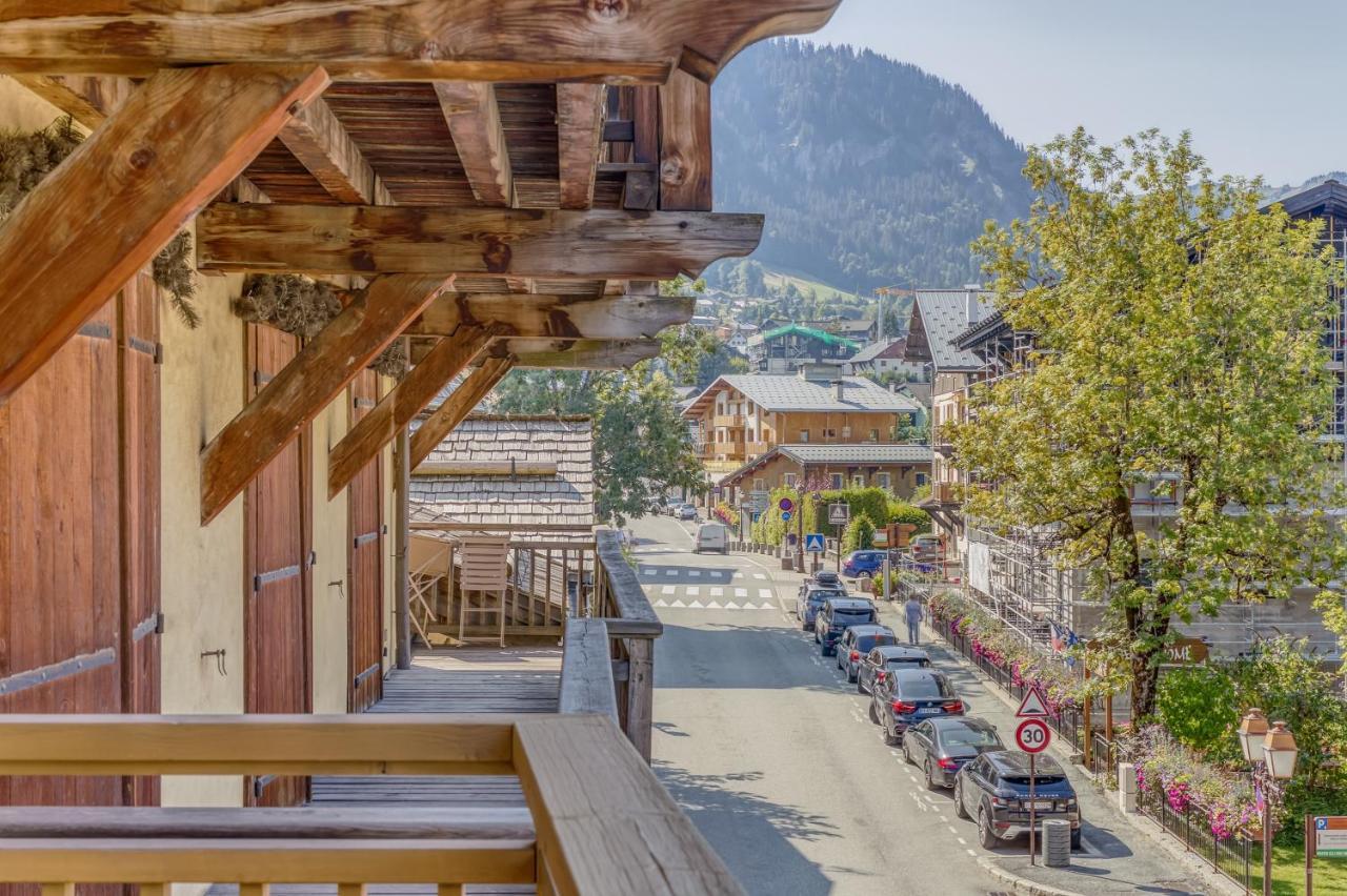 Rare ! Appartement Renove Dans Le Village Pieton De Megeve Bagian luar foto
